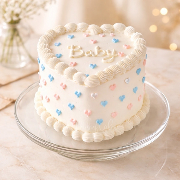 Gender reveal cake