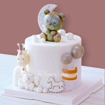 cutest teddy bear cake
