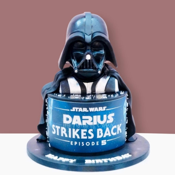 darth vader cake