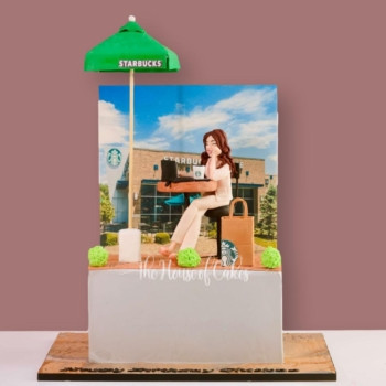 starbucks cafe muse cake