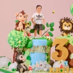 Epic Jungle Animals Theme Cake
