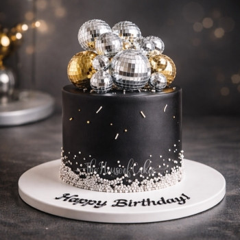 Disco Balls Cake in Dubai – House of Cakes Bakery