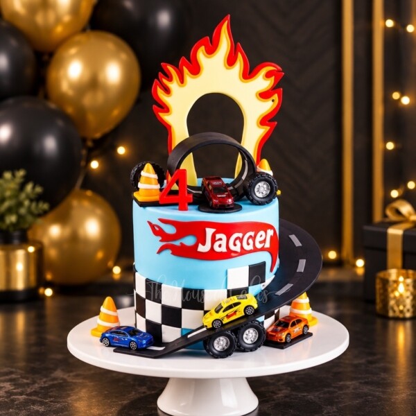 Hot Wheels Cake in Dubai