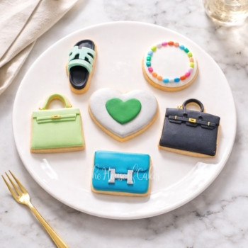 Hermès Themed Cookies