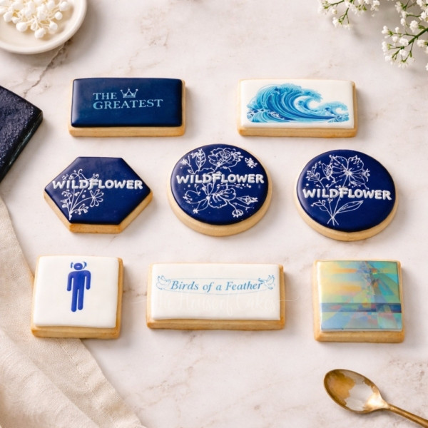 Wildflower corporate cookies