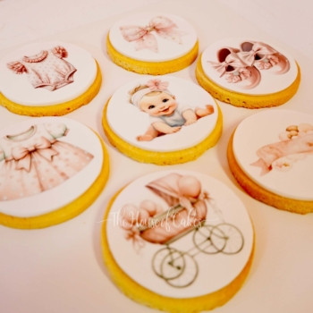 Adorable Baby Girl Cookies in Dubai