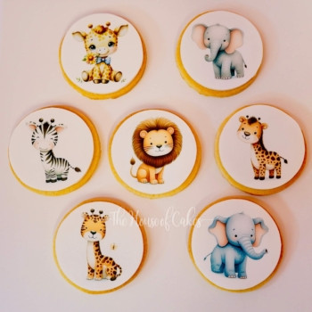 Cute Jungle animal cookies
