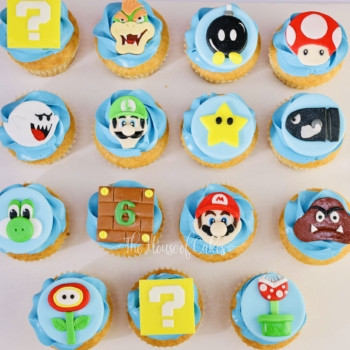 exclusive super mario cupcakes