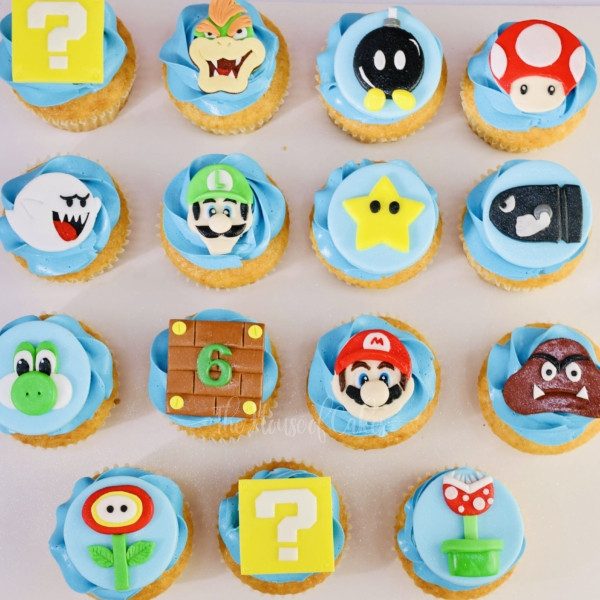 exclusive super mario cupcakes