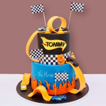 hot wheels cake