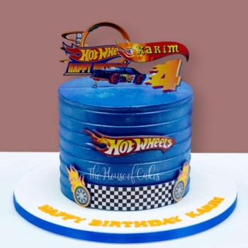 hot wheels cake