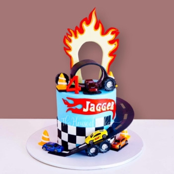 hot wheels cake