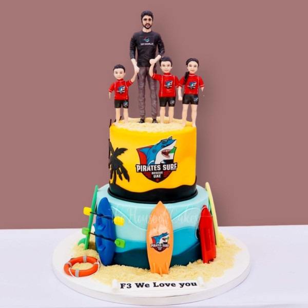 pirates surf rescue uae cake