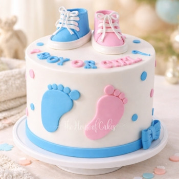 Boy or Girl Sweet Reveal Cake