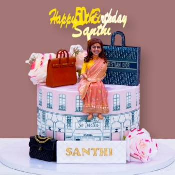 Unique 50th Birthday Cake for Her