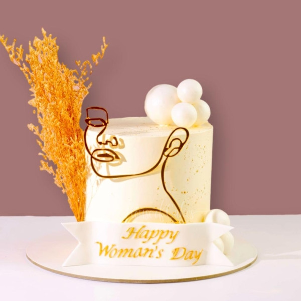 happy woman's day cake