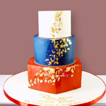 Russian Flag Themed Cake in Dubai