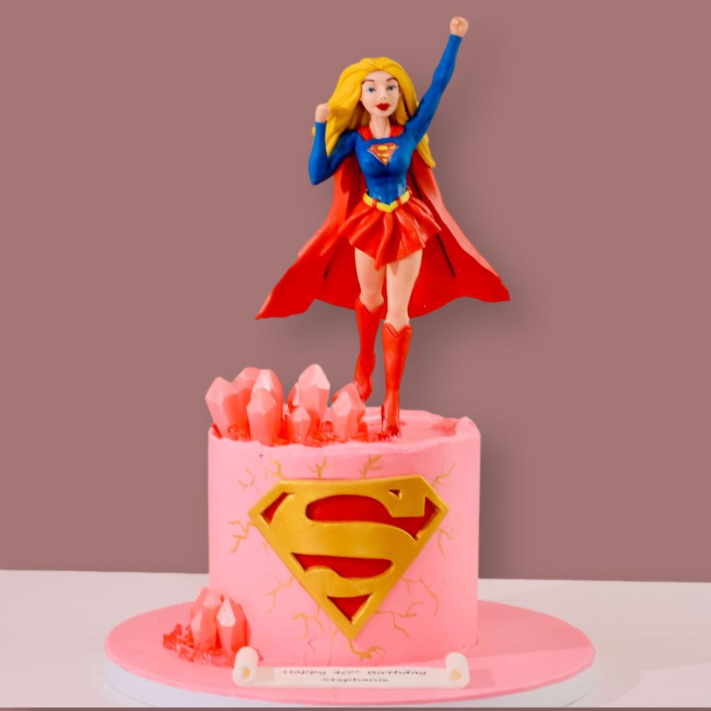 Supreme Superwoman Cake - A Celebration of Sweet Power, image size:1014x1014