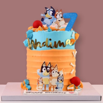 Epic Bluey and Bingo Cake