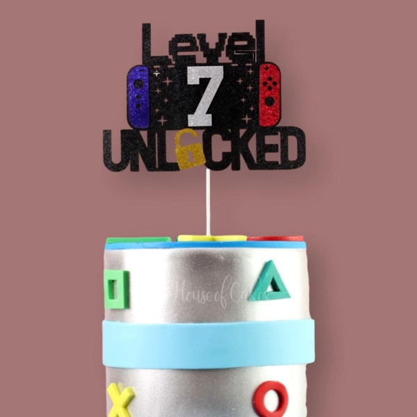 Level Unlocked PlayStation Cake