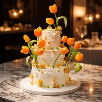 Tulip Elegance Cake in Dubai