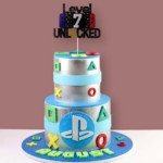 Level Unlocked PlayStation Cake