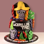 Gorilla Tag Cake