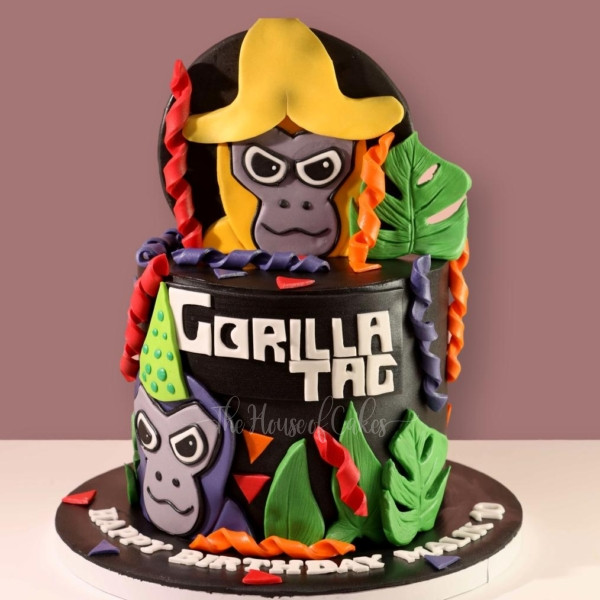 Gorilla Tag Cake