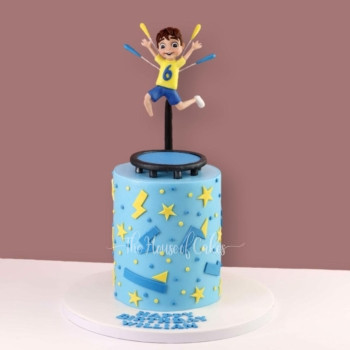 Trampoline Thrill Cake