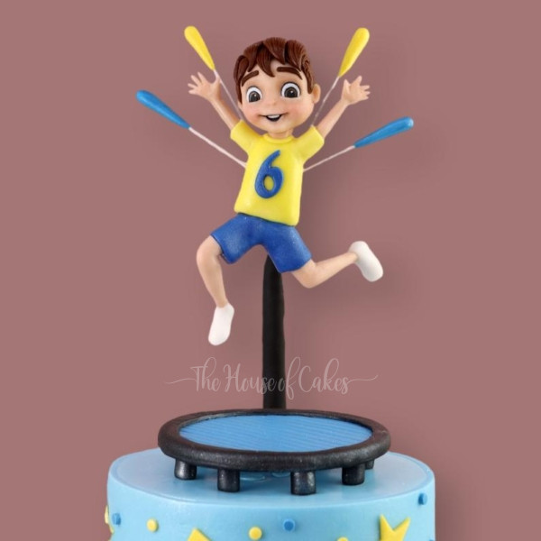 Trampoline Thrill Cake