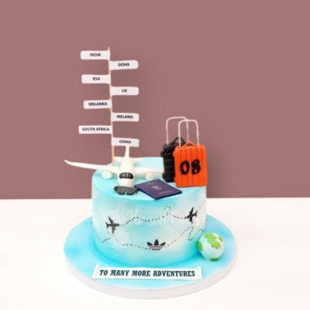 Adventure Awaits Cake