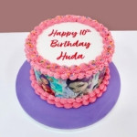 KPop Demon Hunters cake Dubai