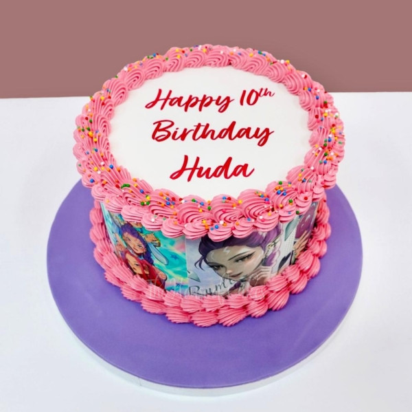 KPop Demon Hunters cake Dubai