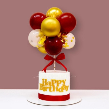 Balloons & Wishes Cake