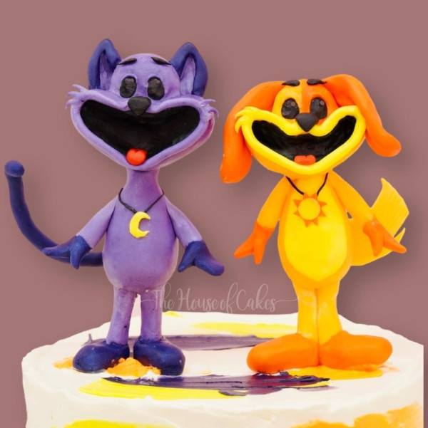 Smiling Critters Cake