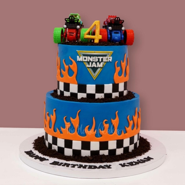 Ultimate Monster Truck Smash Cake