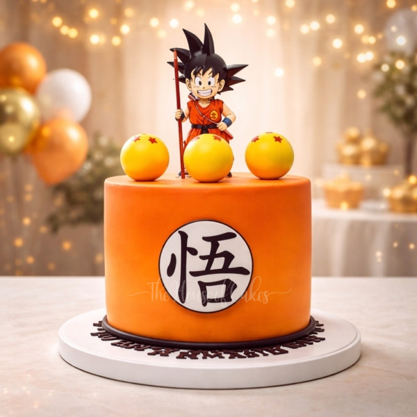Dragon Blast Goku Cake