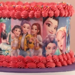 KPop Demon Hunters cake Dubai