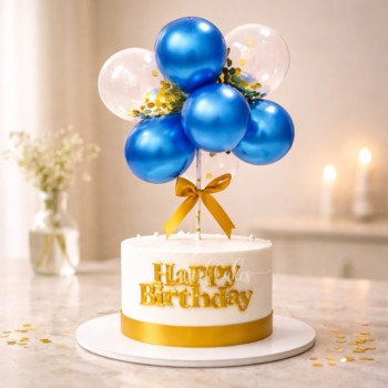 Blue Balloon Bonanza Cake