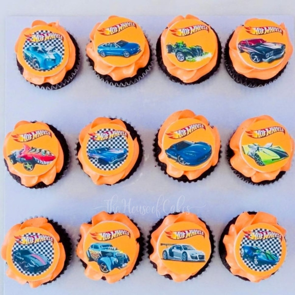 Hot Wheels Cupcakes