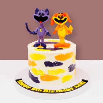Smiling Critters Cake
