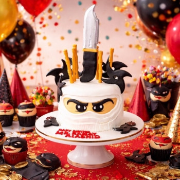 Epic Ninjago Battle Cake in Dubai