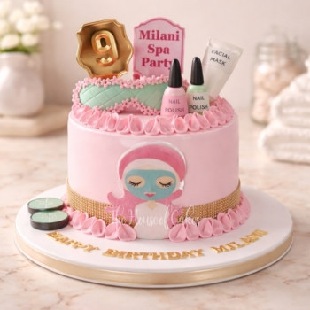 Spa Day Cake in Dubai from The House of Cakes Bakery