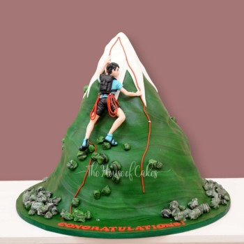 Mountain Climbing Adventure Cake