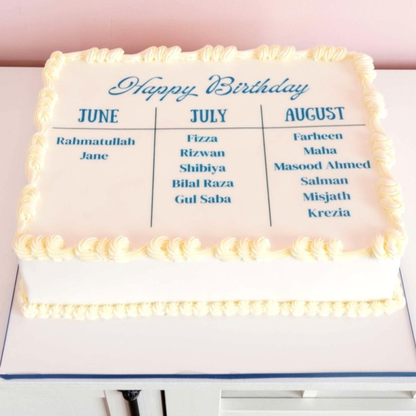 Staff Unity Celebration Cake in Dubai