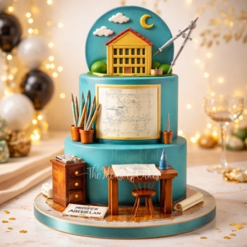 Iconic Architect Cake in Dubai