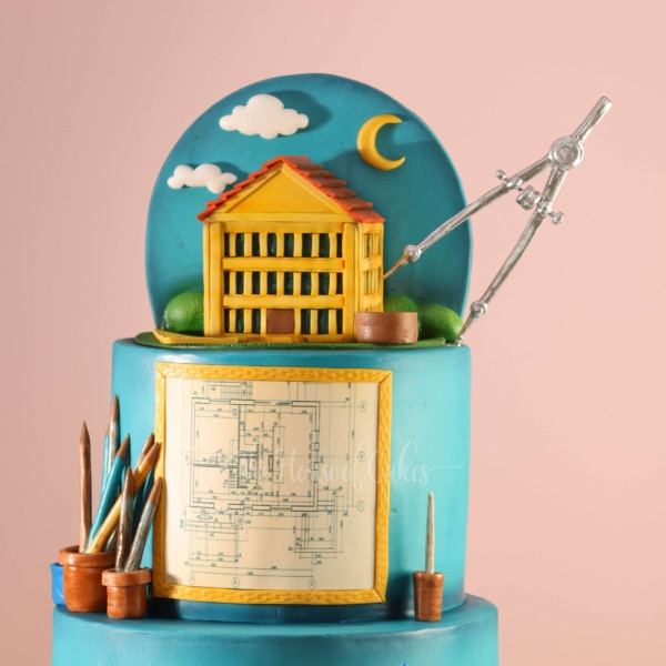 iconic architect cake