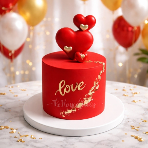 Passion Royale Valentine Cake