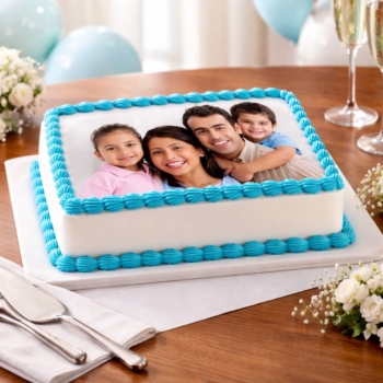 Your photo on cake